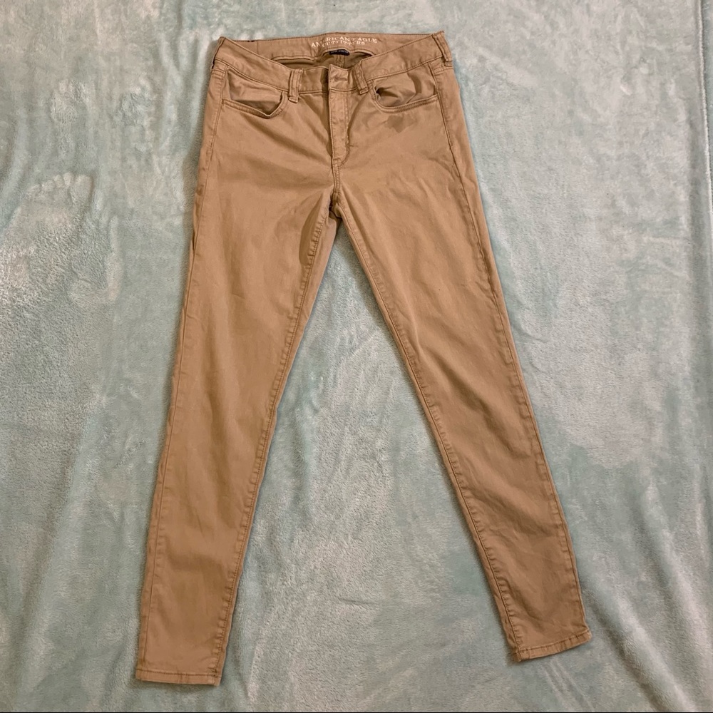 AEO khaki jeans | size 10 LONG